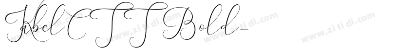 KabelCTT Bold字体转换